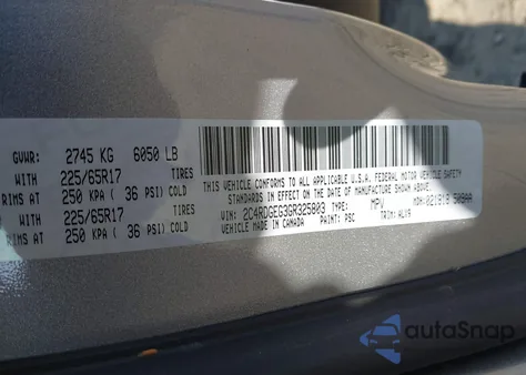 2016 Dodge Grand Caravan R/T from USA, damaged, VIN 2C4RDGEG3GR325803